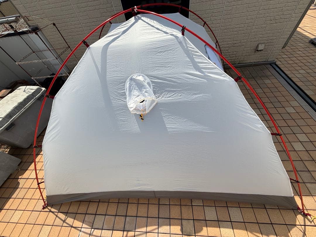 モンベルステラリッジ4テント、レインフライ、グランドシート