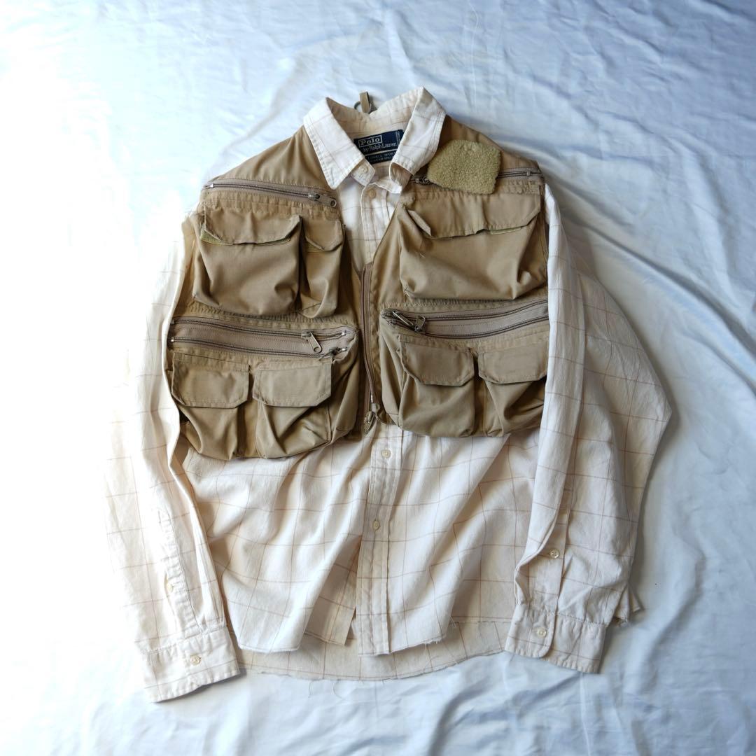 80s 90s ORVIS フィッシングベスト 短丈 vintage古着　USA