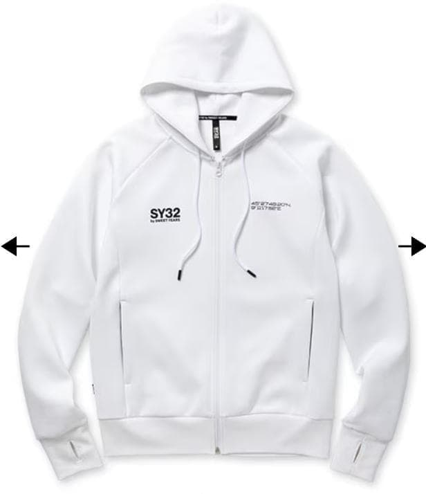 SY32 セットアップ 長袖 長ズボン Sサイズ ホワイト 新品未使用タグ付き