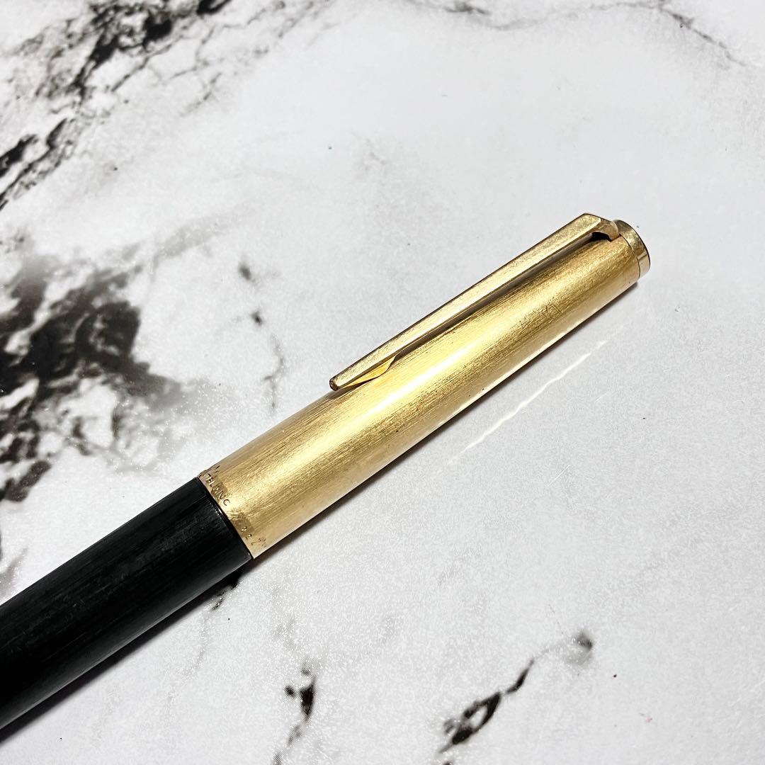 モンブラン 万年筆 224 ペン先 585 14K ブラック ホワイトスター