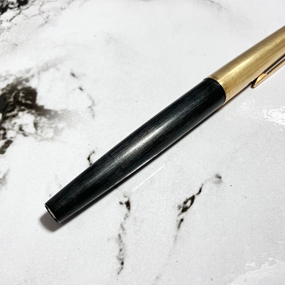 モンブラン 万年筆 224 ペン先 585 14K ブラック ホワイトスター