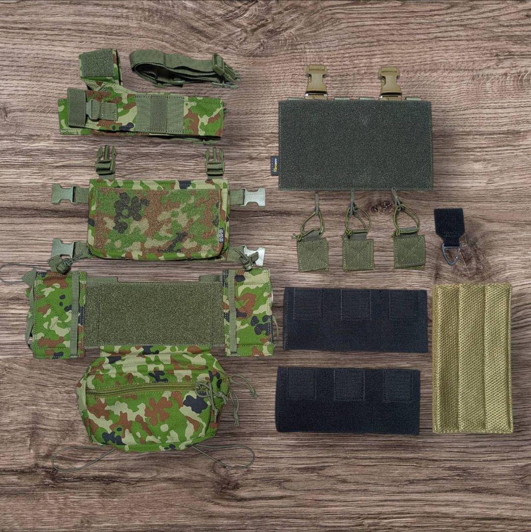 【新品】MK4タイプ チェストリグ　　陸自迷彩　アーマーアタッチセット