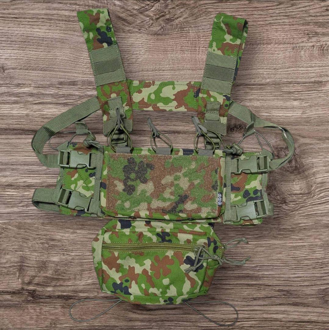 【新品】MK4タイプ チェストリグ　　陸自迷彩　アーマーアタッチセット