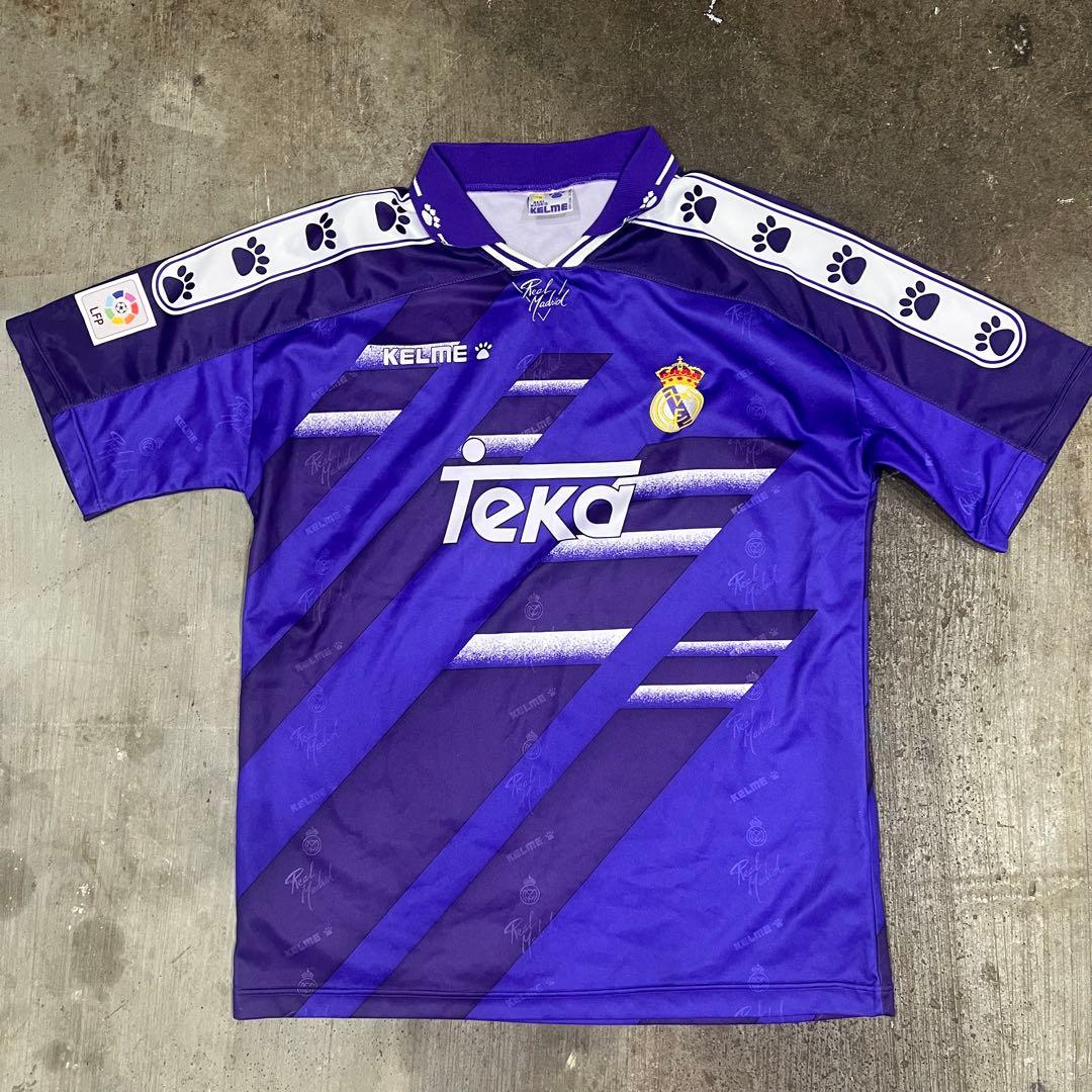 ウェア 1994 1996 kelme real madrid away shirt