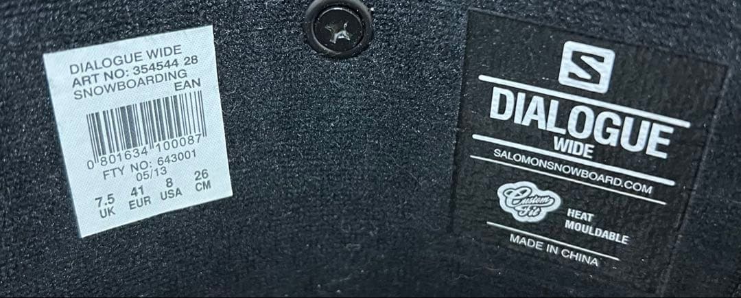 【美品_即日発送】SALOMON DIALOGUE WIDE 26.0cm