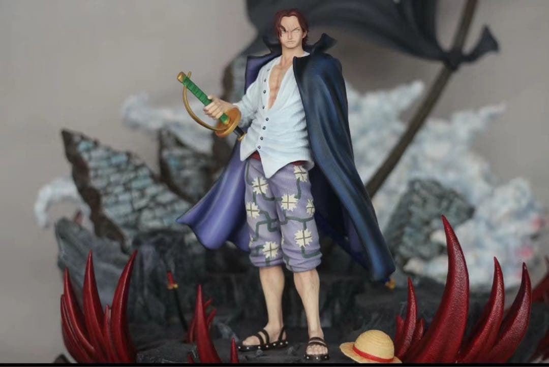 ワンピース 赤髪 シャンクス ガレージキット ガレキ スタチュー①⑥