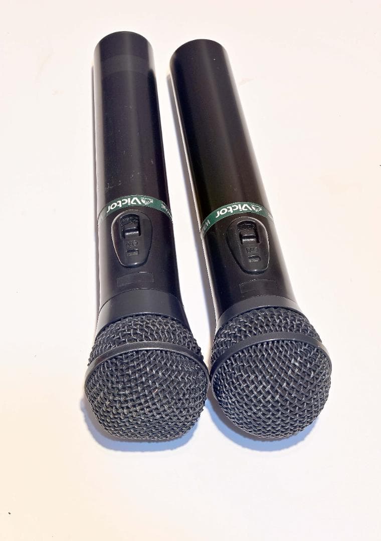 Victor ワイヤレスマイク ＷＭ-P762 2本セット 中古品