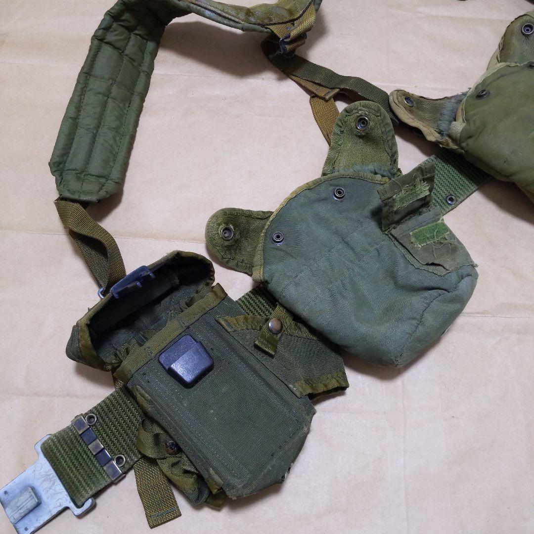 アメリカ軍ALICE装備 LC−1/−2ベルト/サスペンダー/ポーチ 実物中古品