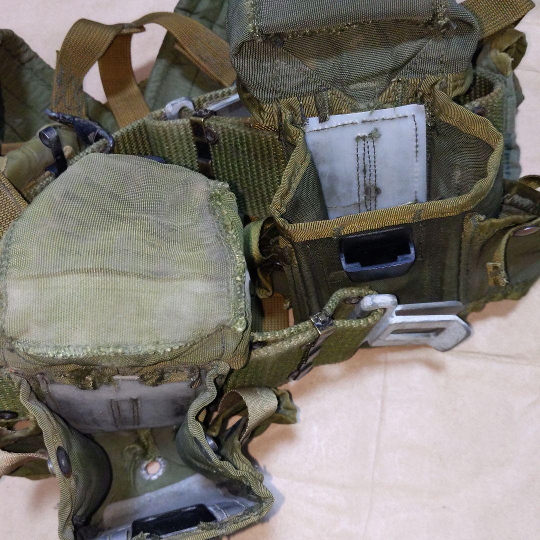 アメリカ軍ALICE装備 LC−1/−2ベルト/サスペンダー/ポーチ 実物中古品