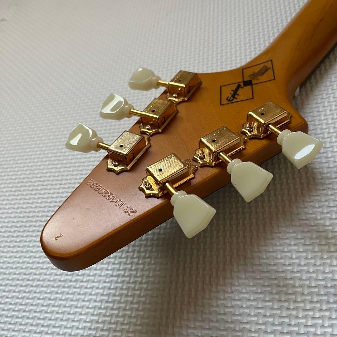 ギター Epiphone IGC 1958 Korina Flying V