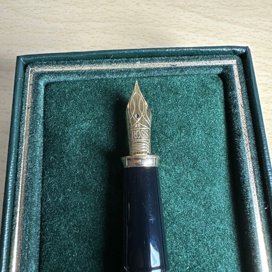 廃盤　CROSS タウンゼント　万年筆　旧ロゴ　専用ケース付き　クロス