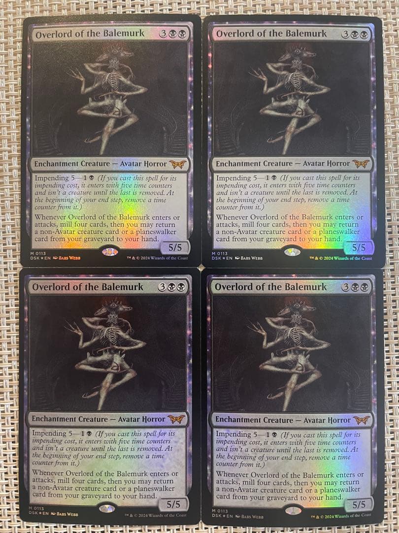 ベイルマークの大主　英語版foil4枚