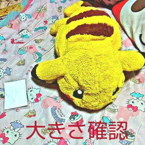 ■ ぬいぐるみ大くったりピカチュウ 激レア！！