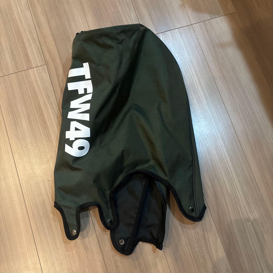 TFW49 キャディバッグ カーキ×チャコール UTヘッドカバー　ネームプレート