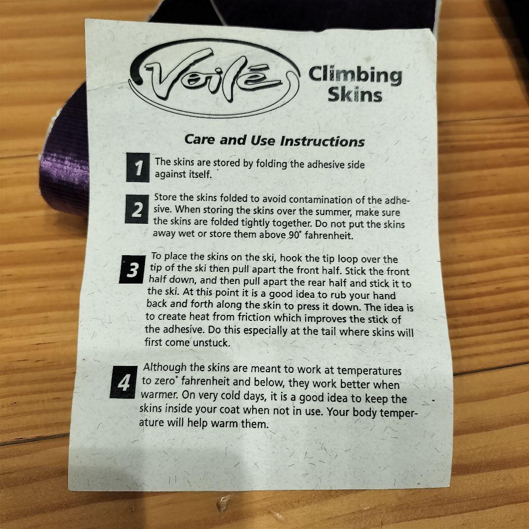 新品 Voile Tractor Skins 157cm スプリットボードスキン