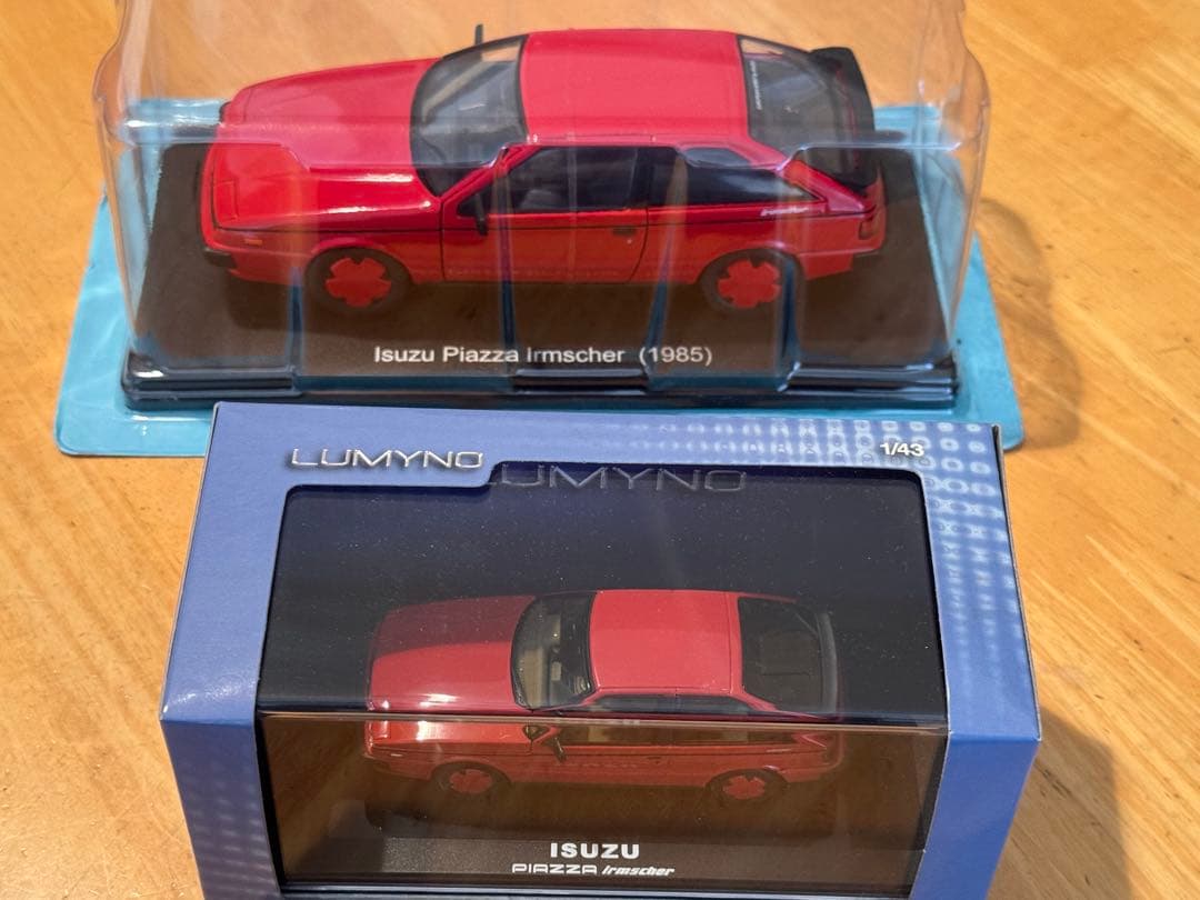 1/24 1/43 2台セット　Isuzu Piazza Irmscher