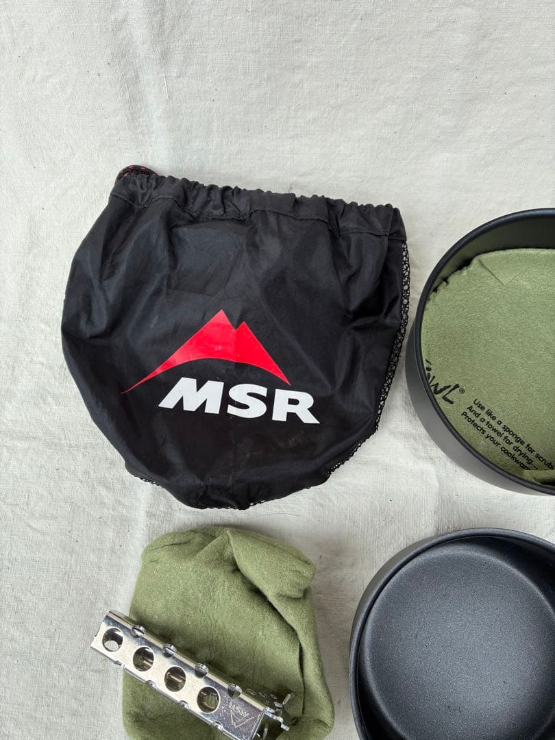 ② 未使用　ミニ　MSR DURALITE クッカーセット