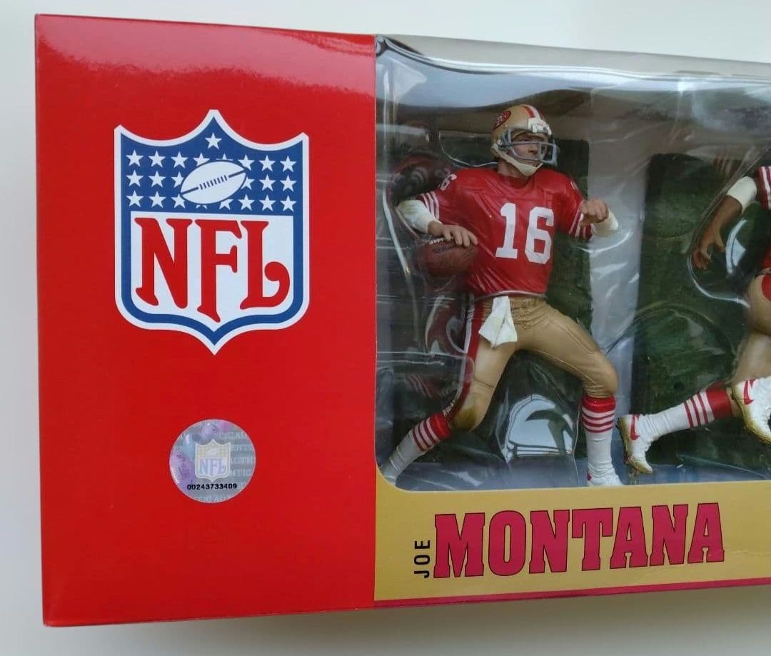 (未開封品)マクファーレンNFL 49ersフィギュア 3-Pack モンタナ他