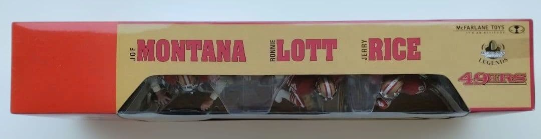 (未開封品)マクファーレンNFL 49ersフィギュア 3-Pack モンタナ他