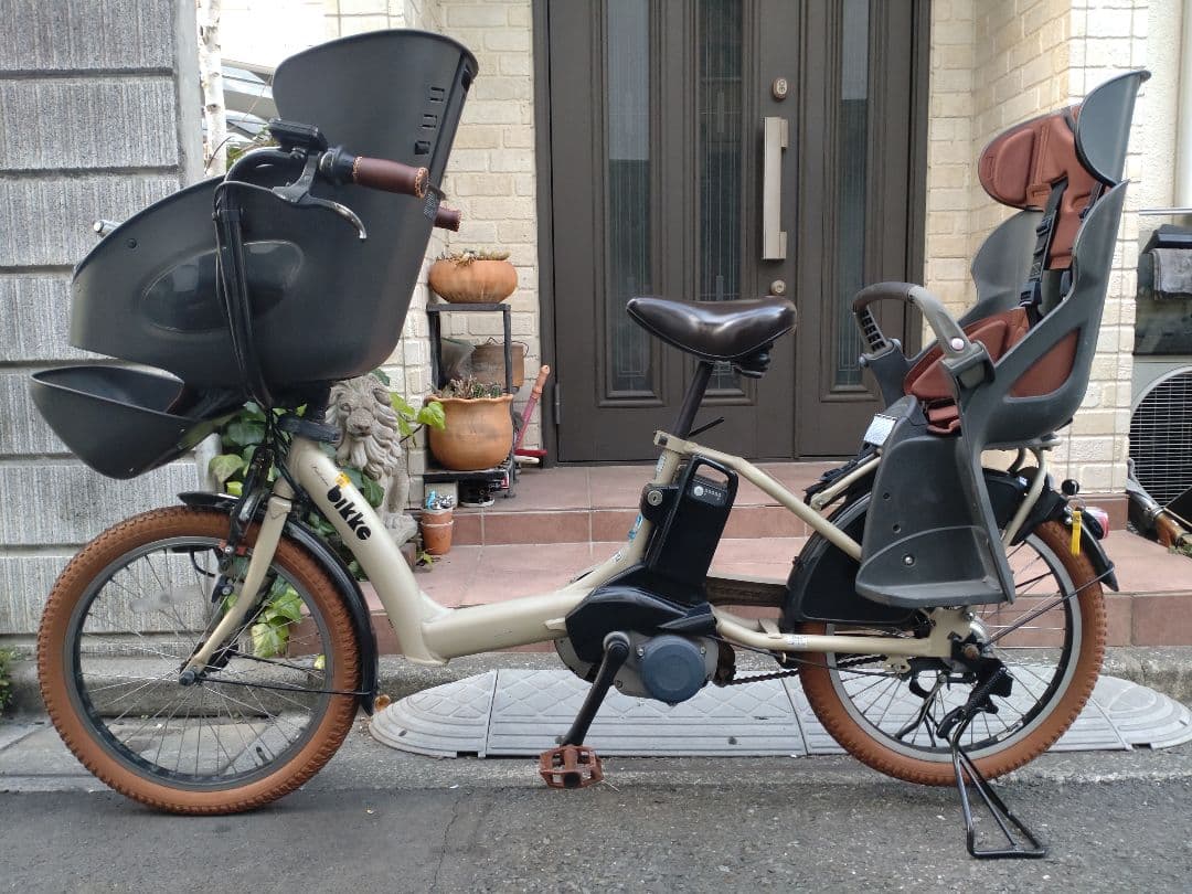 配送可★直接引渡可【bikkeビッケポーラー】電動アシスト自転車★３人乗子供乗
