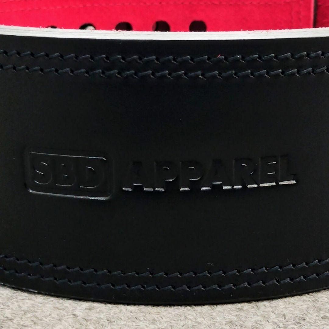 SBD パワーベルト 13mm Mサイズ 黒/赤