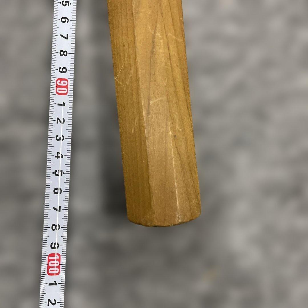 未開刃　模造刀、白鞘 刀 剣 長尺模造刀 木製ハンドル 曲線刃 刀 約98cm