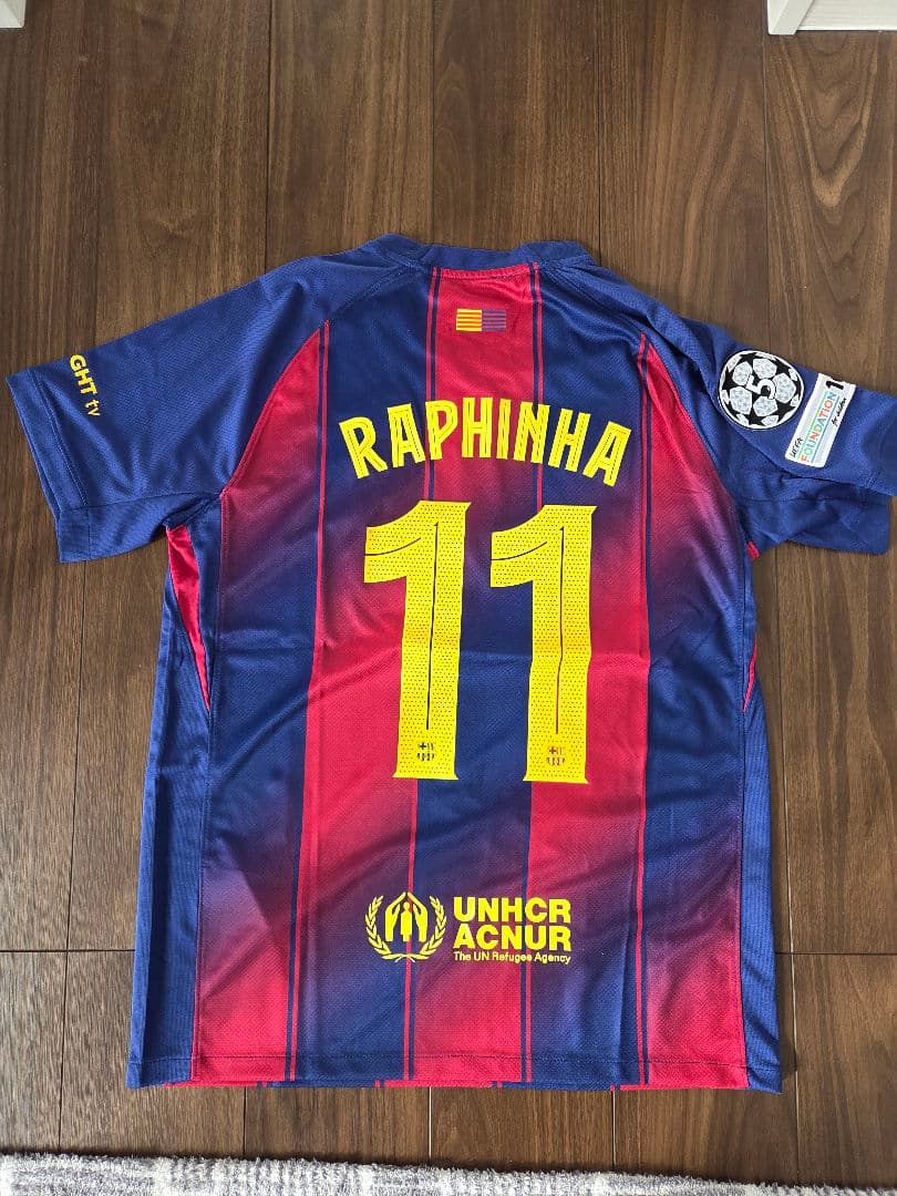 ラフィーニャ　バルセロナ　サッカー　ユニフォーム