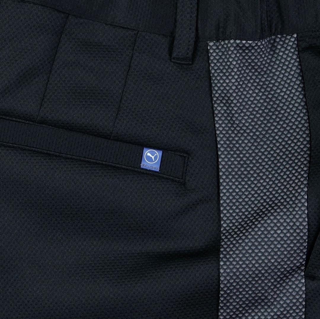 【M】秋冬 定価14,960円 プーマ ゴルフ ライン カードボードパンツ 黒