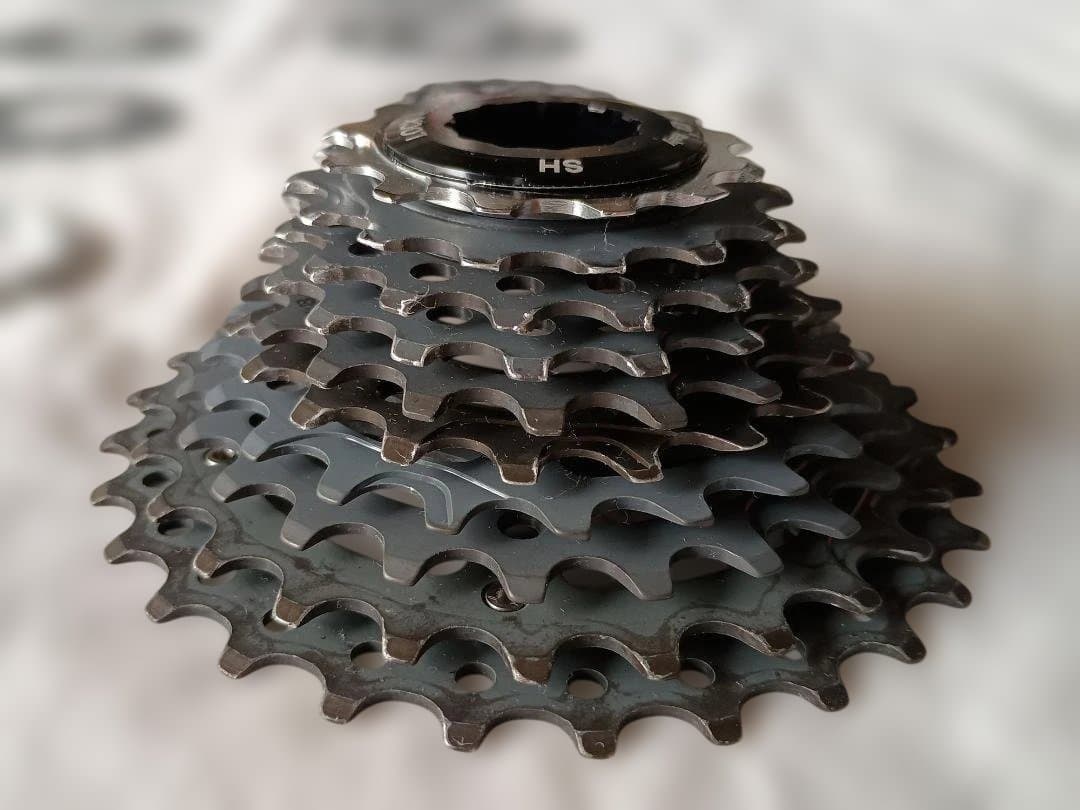 Tiso K7 10s カセットスプロケット シマノ用 構成変更・補修用ギア一式