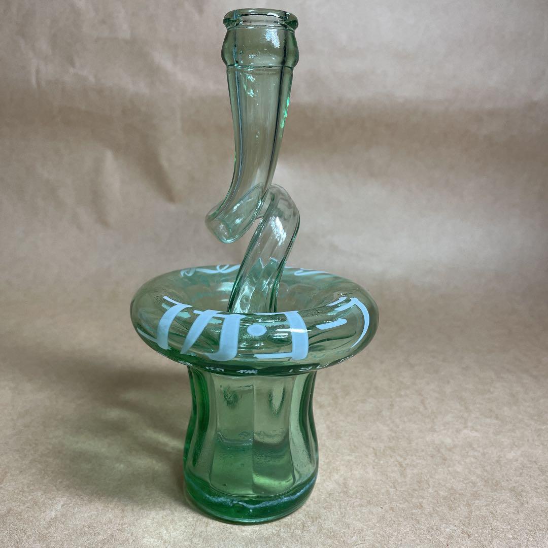 コカコーラ　置物【m59 ガラス　ボトル　デザイン　ハンドメイド　レトロ　レア】