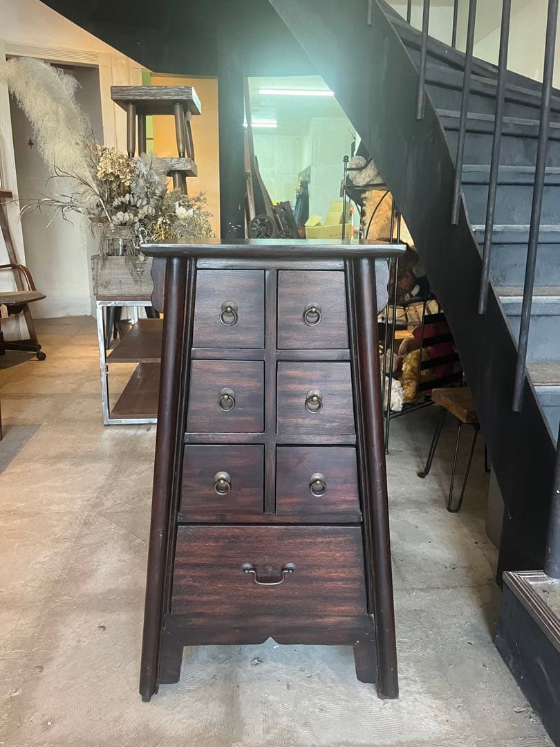 ヴィンテージチェスト　薬箪笥