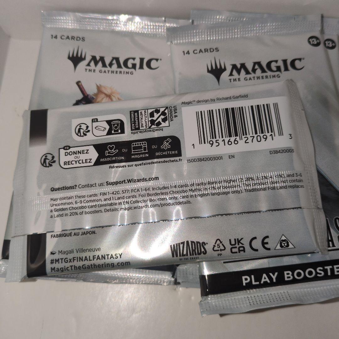 FF　MTG　FINAL FANTASY　英語版　プレイブースター　10パック