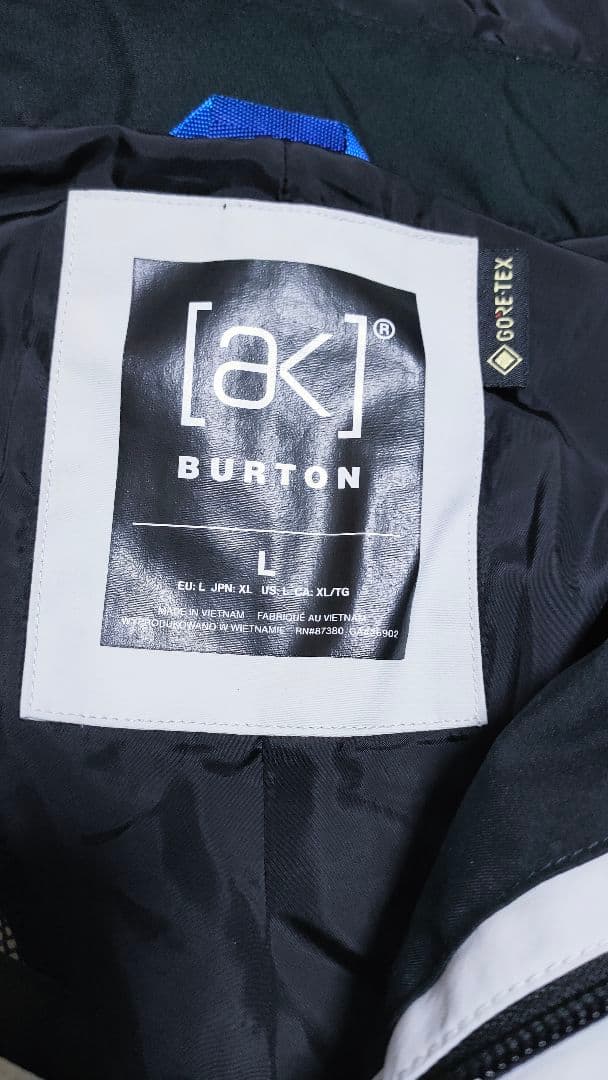 【ak BURTON】ビブパンツ スノーボードウェア ゴアテックス