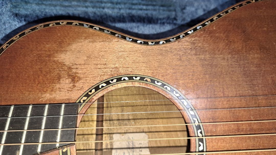 K.yairi FK-1初期ヘッド花彫刻　ヴィンテージアコースティックギター