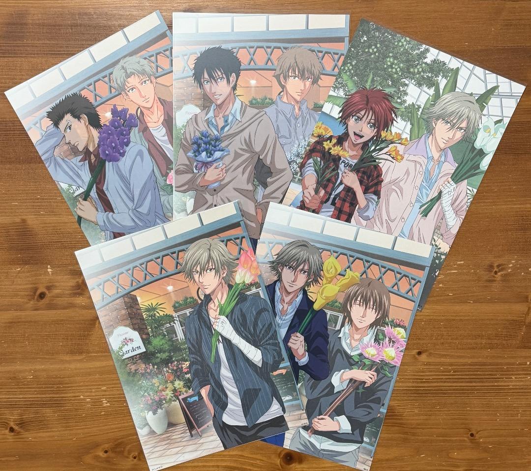 テニスの王子様 テニプリ プレミアム セル シート 5点 セット 白石蔵ノ介