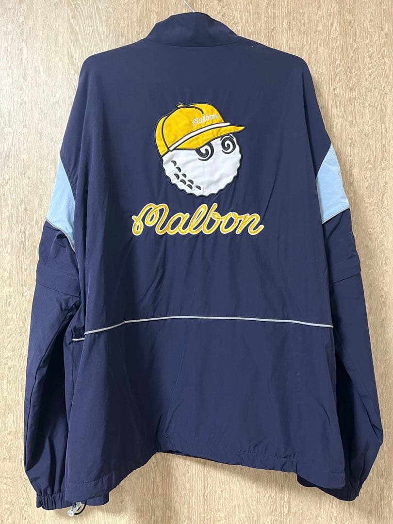 マルボン Malbon プルオーバー ジャンパー 半袖 長袖 ネイビー 2xl
