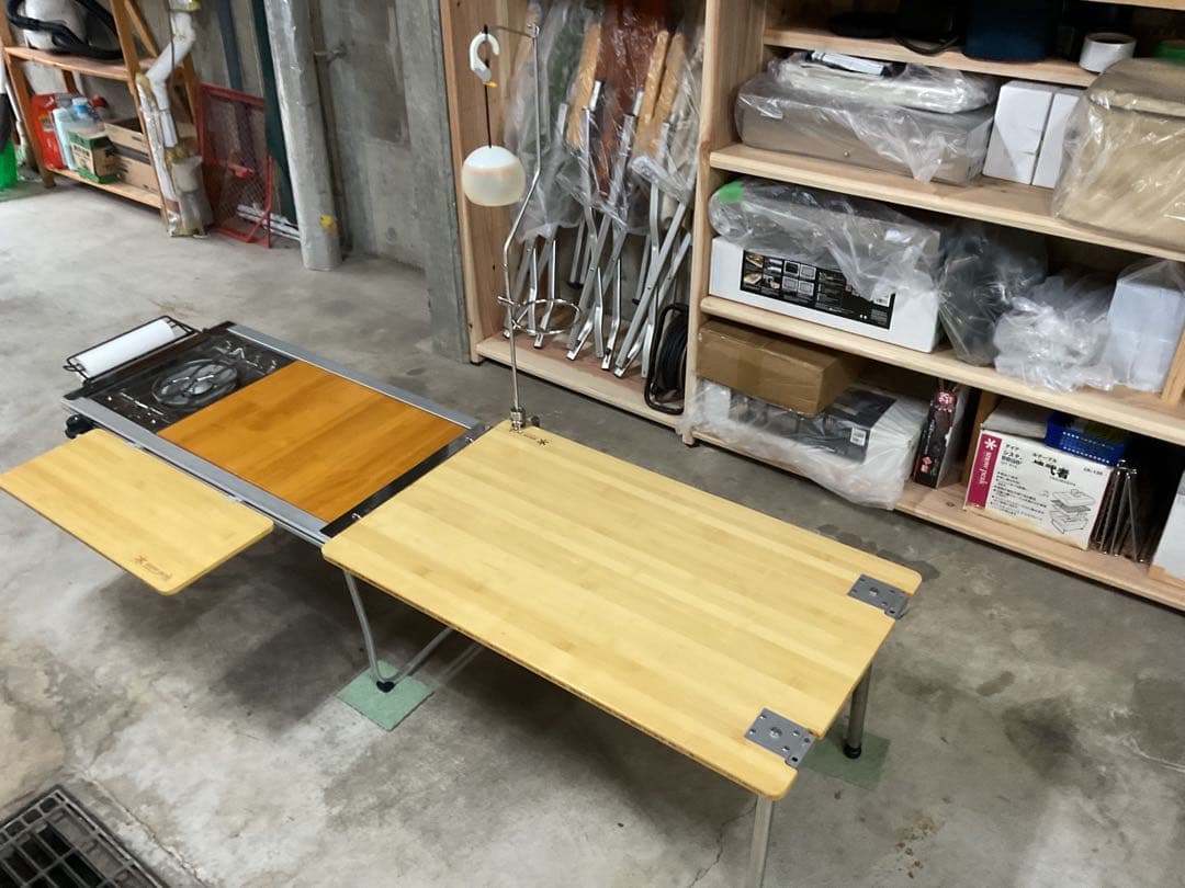 アサヒ  マルチファンクションテーブル竹 セット スノーピーク