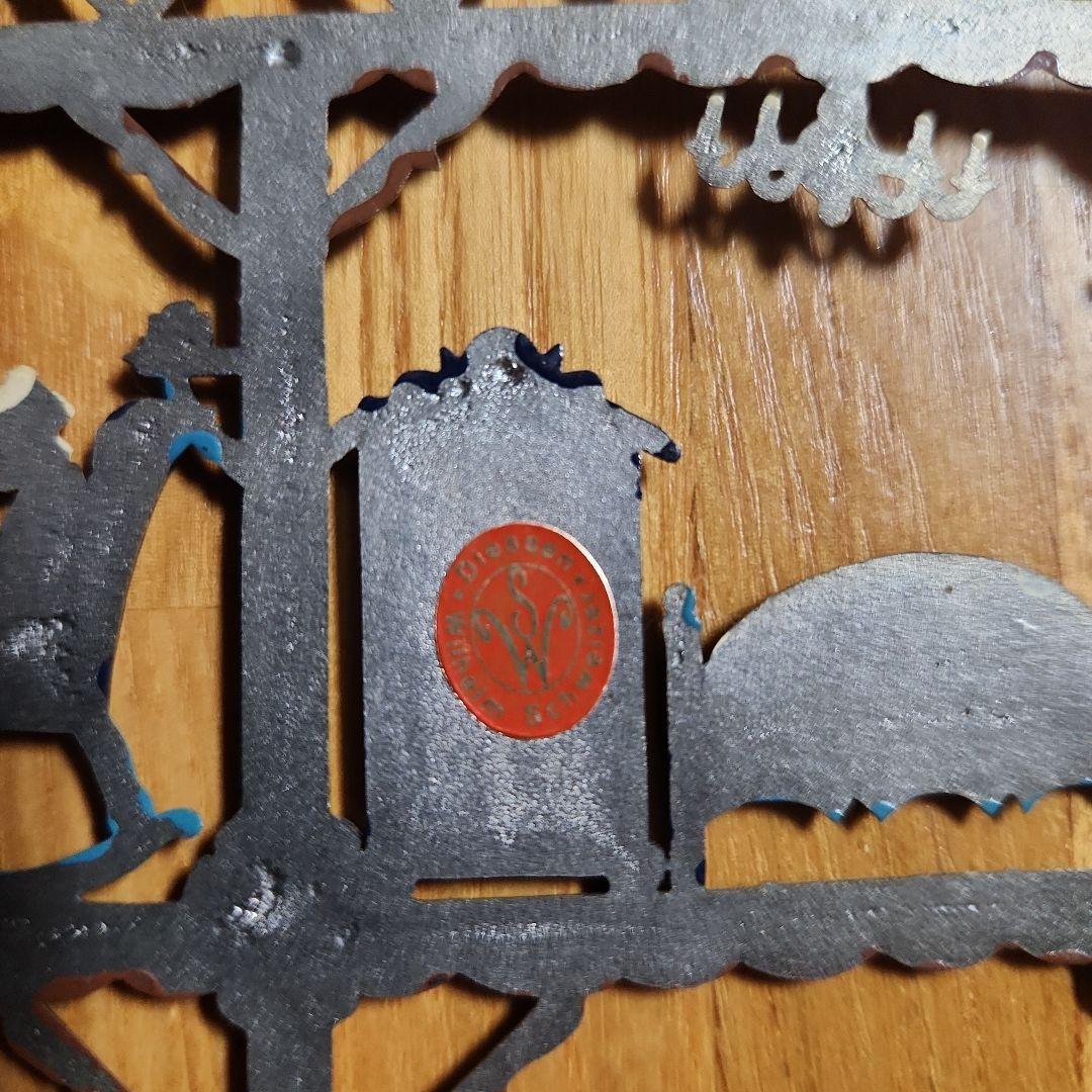 ドイツ製 錫 壁飾り wilhelm schweizer