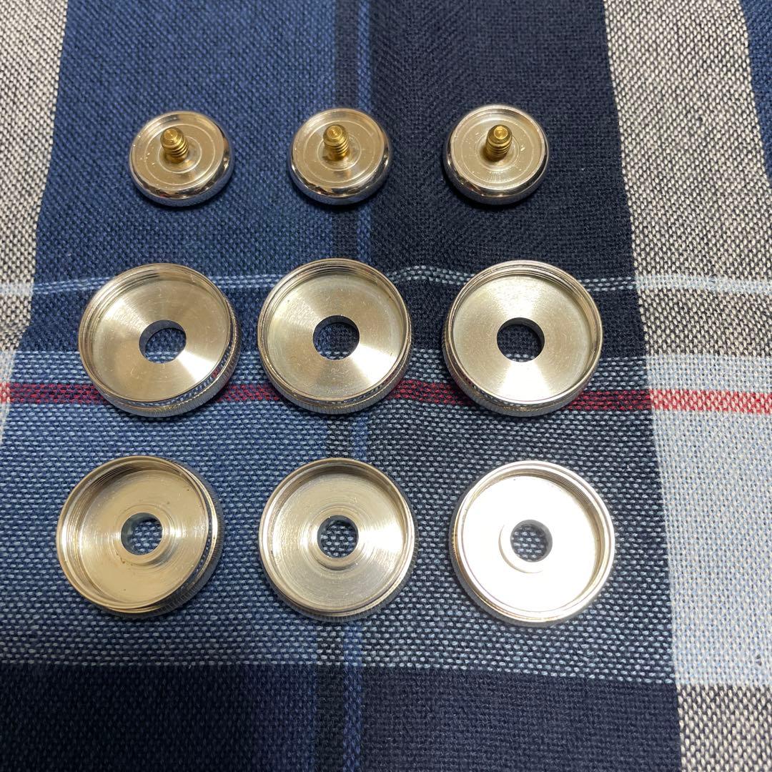 YAMAHAトランペット・コルネット・シルバー純正パーツ　3点セット