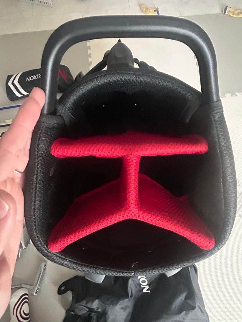 Srixon キャディバッグ ブラック スタンド付き