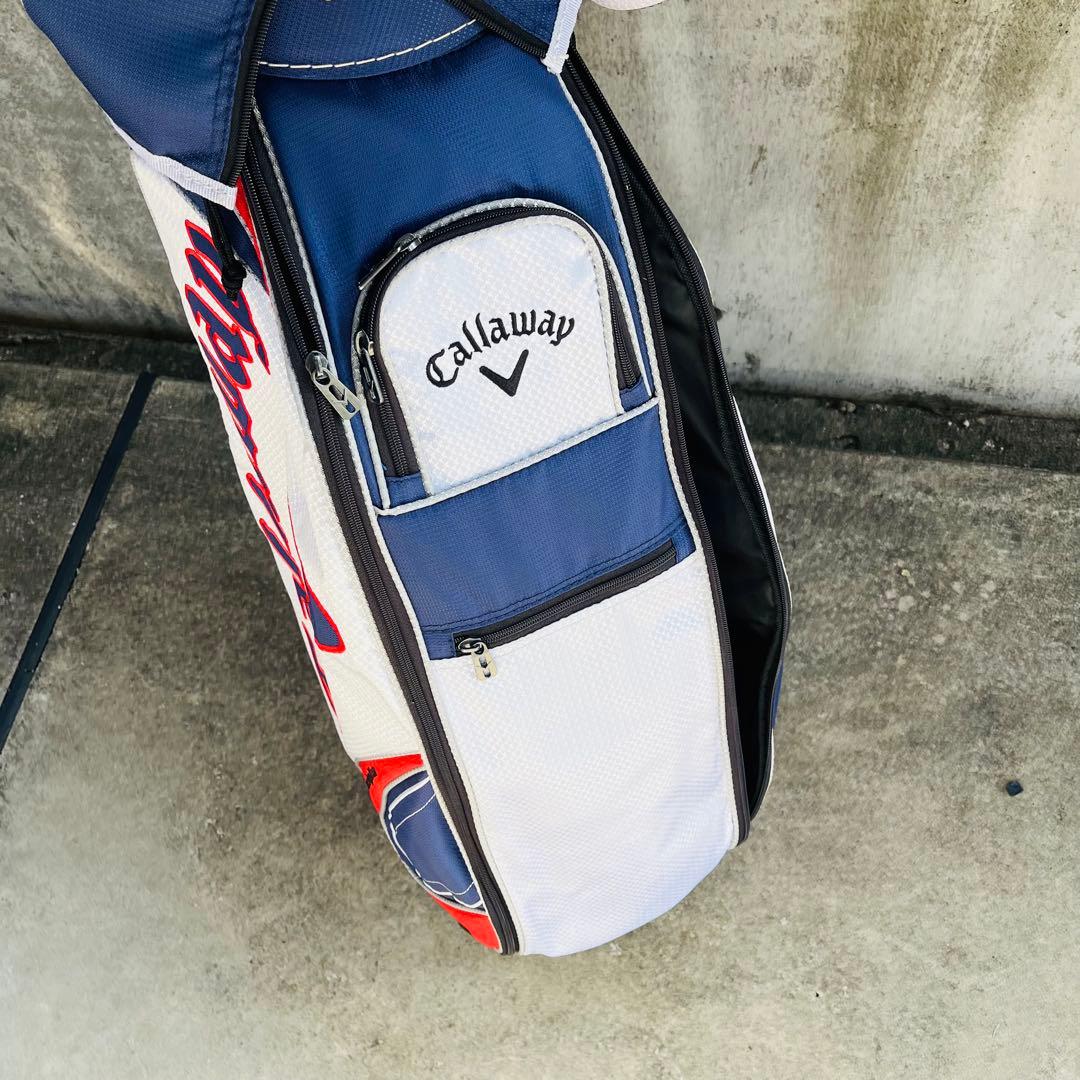 Callaway キャディバッグ 青/白/赤