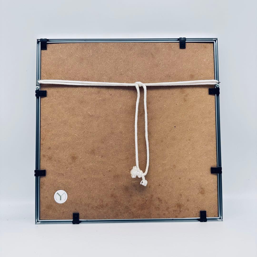 T 赤富士(小) 池田満寿夫作　風水　「五彩の富士山」彫金パネル