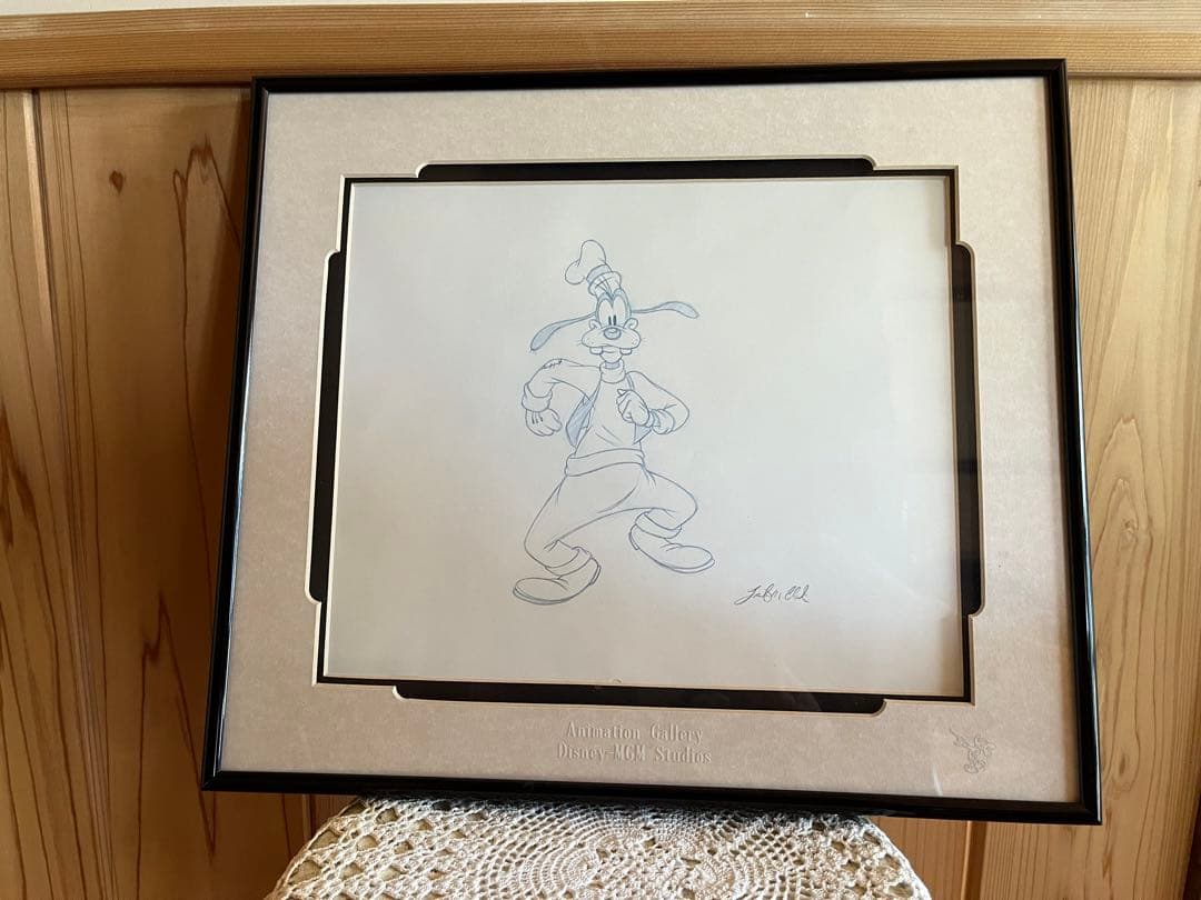 グーフィー鉛筆画レア