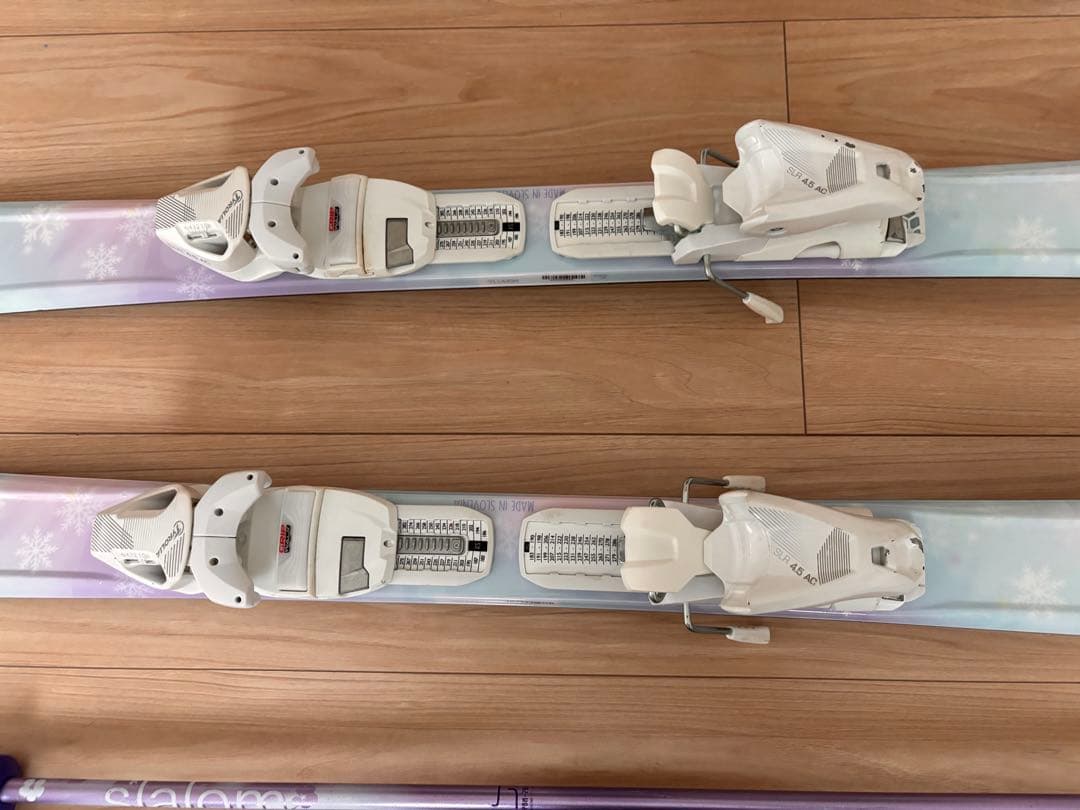 STREULE スノースポーツ用スキーとポールセット 130