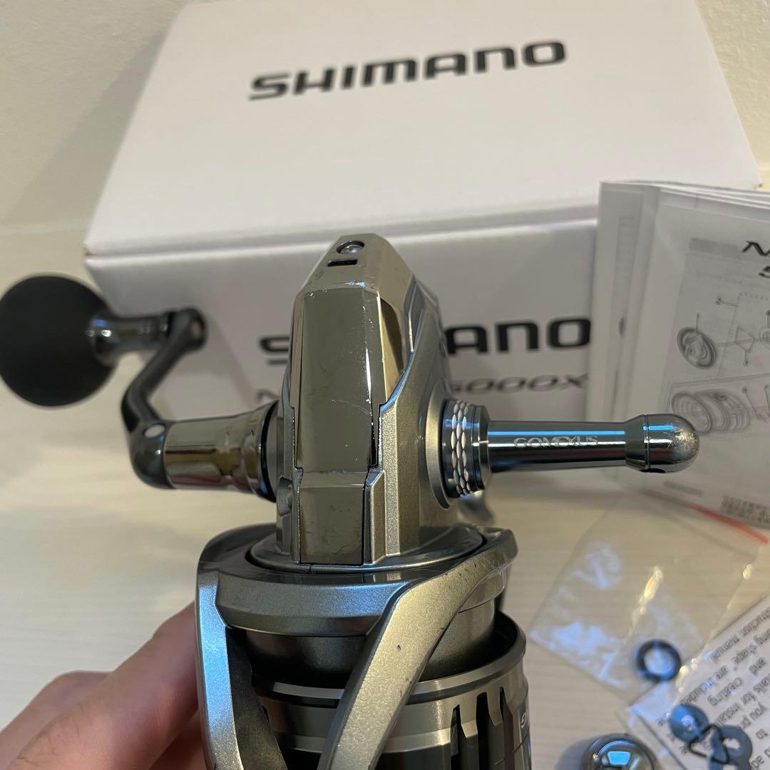 シマノ　21ナスキー　c5000xg ゴメクサスリールスタンド付き