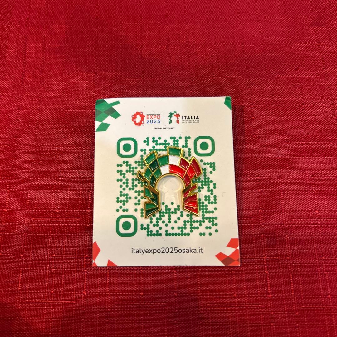 し*る様 <激レア非売品>イタリア EXPO 2025 大阪万博ピンバッジ