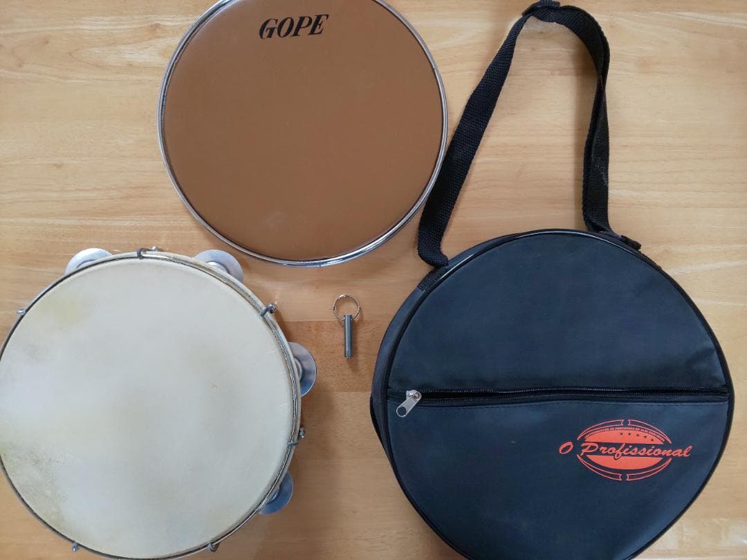 パンディロ シャローモデル ヤギ皮ヘッド 10インチ （重量約410ｇ）