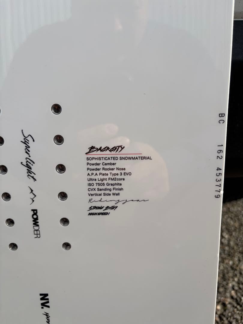 November 24-25BACKCITY162 ほぼ未使用