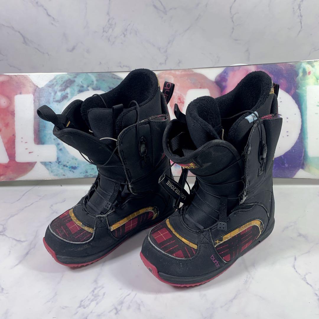 SALMONスノーボード4点セット burton シューズ付