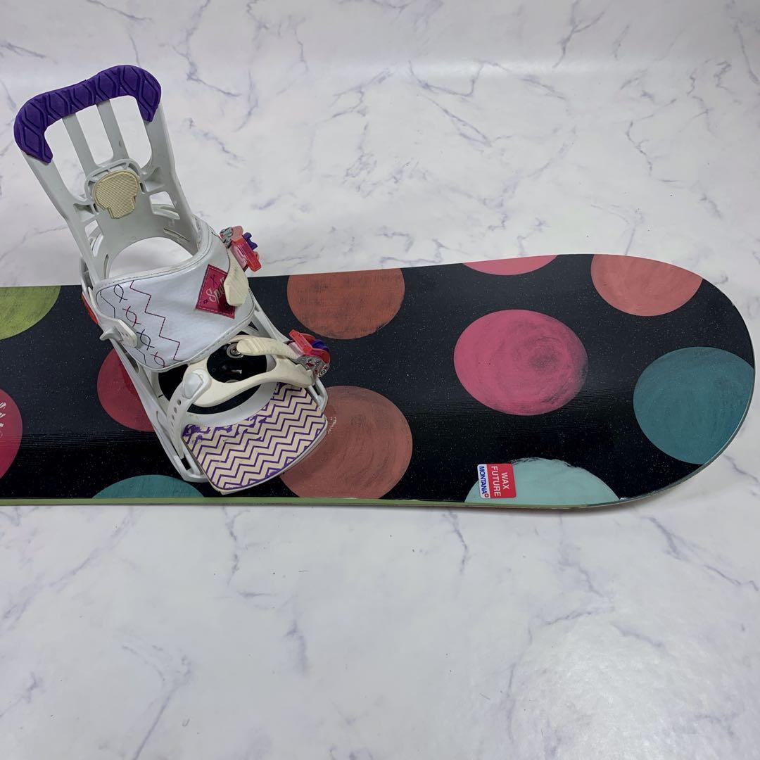 SALMONスノーボード4点セット burton シューズ付